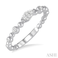 1/6 Ctw Diamond Lovebright Ring in 14K White Gold