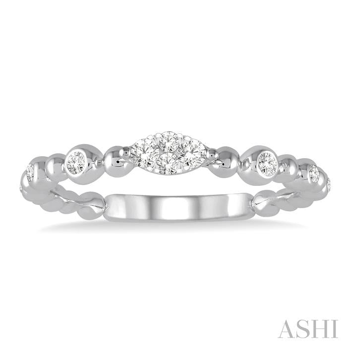 1/6 Ctw Diamond Lovebright Ring in 14K White Gold
