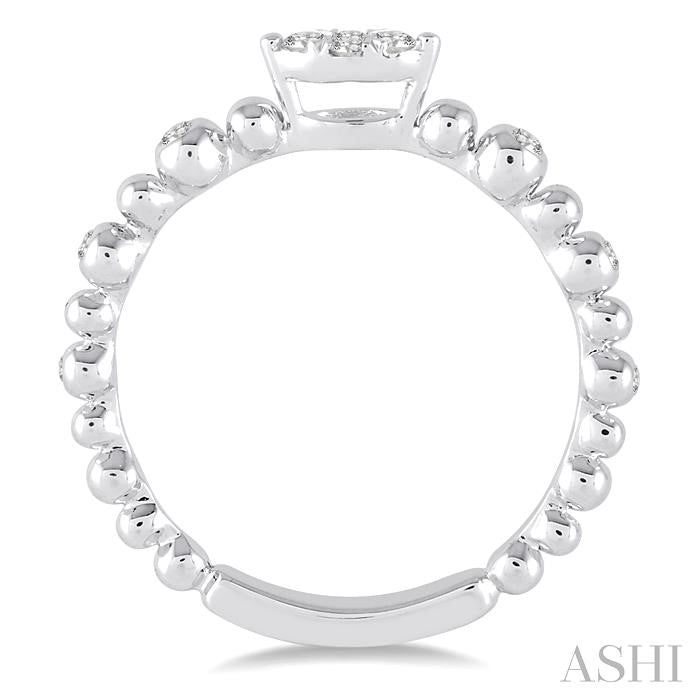 1/6 Ctw Diamond Lovebright Ring in 14K White Gold