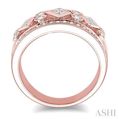 5/8 Ctw Diamond Fashion Ring in 14K Rose Gold