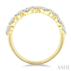 1/2 Ctw Scatter Marquise Cut Diamond Fashion Band in 14K Yellow Gold