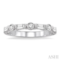 1/2 Ctw Diamond Fashion Band in 14K White Gold