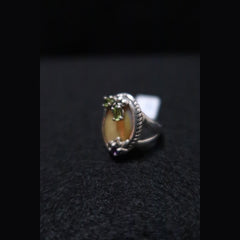 Carolyn Pollack mop shell ring 
